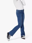 ONLY Kids' Konroyal Skinny Flare Jeans, Med Blue Denim