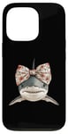 iPhone 13 Pro Shark Boho Wildflower Coquette Bow Mom Mothers Day Case