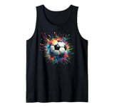 Wicked Football Player Sport Boys Men Girls Women Youth Kids Tank Top