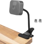 Support De Webcam, Support De Caméra Universel De Moniteur Bébé Filetage 1/4"" Avec 2 Adaptateurs 3/8"", Bras Flexible En Col De Cygne Pour Moniteur Appareil Photo Téléphone (Noir 20[One145345]