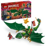 LEGO NINJAGO Lloyd’s Green Forest Dragon Toy for Kids 71829