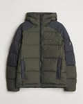 Peak Performance Down Puffer Hood Jacket Olive Extreme