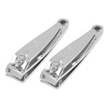 2 x Metal File Nail Fingernail Clippers Cutter Trimmer Keyring Ornament