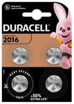 Pile au lithium CR2016 Duracell, lot de 4