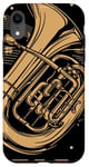 Coque pour iPhone XR Keeping It Low Key Funny Tuba Instrument de musique Tuba Player