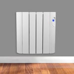 Futura Oil Filled Radiator 600W Electric Heater Wall Mounted Timer & Thermostat