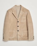 Massimo Alba Baglietto Wale Corduroy Jacket Beige