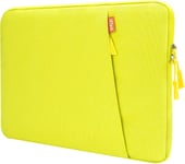 Housse Ordinateur Portable Pour 13,3 Pouces Macbook Air/Pro, 14 Pouces Macbook Pro M4/M3/M2/M1 2021-2024, 13-13,6 Pouces Notebook, Étanche Antichoc Pochette Sacoche Avec Poche (Jaune)