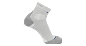 Chaussettes salomon ultra glide ankle blanc