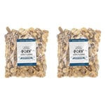 Scratch My Pork Bulk Pork Scratchings - The Real Salted Pork Scratching - 100% Pork Rinds - Low Carb High Protein Pub Snacks - 250g Bag by The Skibbereen Food Co. (Pack of 2)