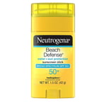 Neutrogena Beach Defense Sunscreen Stick with Broad Spectrum SPF 50+ Lightweight