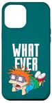 Coque pour iPhone 12 Pro Max Rugrats Whatever Annoyed Chuckie Finster Portrait