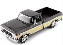 MOTOR MAX - Voiture de 1979 couleur noir et beige – FORD F-150 Custom - 1/24 ...