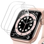 3-PACK Hydrogel Skärmskydd Apple Watch Series 4/5/6/SE 40/44mm Transparent 44mm