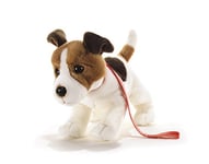 Plush & Company - 15782 - Peluche - Milo Jack Russel en Laisse - 32 cm