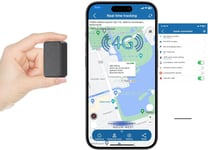 Mini Traceur Gps Sans Abonnement,Traceur Gps Voiture Magnetique,Traceur Gps Scooter, Localisateur Mondial En Temps Reel,Tracker Caché Pour Les Clés 4G-Tk901 600Mah