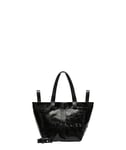 Liebeskind Sac de Shopping S-Elvira PT Crinkle-Black, Courses Femme, Noir, S