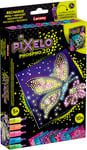 PIXELO - Recharge Pixelo Phospho 2D - 10 Nouvelles Illustrations 2D à Créer - Brille dans le Noir avec Gel Phosphorescent - Activité Créative pour Enfants - Compatible avec Pixelo Électronique