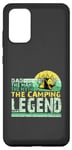 Coque pour Galaxy S20+ Papa, le mythe, la légende du camping, un camping-car amusant