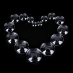 10pcs 8-22mm Transparent Clear Round Shape Flatback Domed Glass 10mm