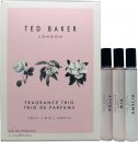 Ted Baker Trio Gift Set 15ml Mia EDT + 15ml Polly EDT + 15ml EDT Amelia