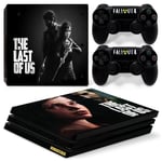 Kit De Autocollants Skin Decal Pour Console De Jeu Ps4 Pro Ma?Tre Complet Ensemble Complet Des Derniers Personnages De La Console De Jeu, T1tn-P4pro-6817