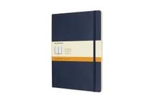 Moleskine Classic Notebook Xl, Linjeret, Soft Cover Sapphire Blue