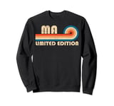 MA Name Personalized Funny Retro Vintage Birthday Sweatshirt