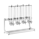 Royal Catering Frokostblanding-dispenser - 4 x 3.5 L beholdere