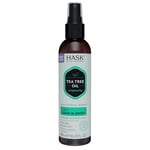 HASK Tea Tree Oil 5-in-1 Leave-In Conditioner, Soothing and Restoring for All Hair Types, colour safe, gluten-free, sulfate-free, paraben-free - 1 175mL Bottle