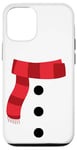 Coque pour iPhone 12/12 Pro Joli costume de bonhomme de neige blanc pour enfants et tout-petits