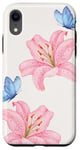 Coque pour iPhone XR Fleurs floraison Tiger Lily Fleurs Esthétique Y2K