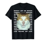 Monday Left Me Broken Cat T-Shirt