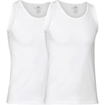 JBS 2P Bamboo Tank Top Hvit Medium Herre