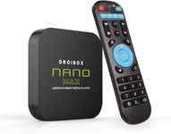 Aeromedia NANO MAX Android TV Box 4GB RAM 64GB ROM Android 10.0 OS Quad Core 80