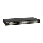 NETGEAR (GS348) Switch Ethernet 48 Ports RJ45 Gigabit (10/100/1000) , switch RJ45 Format Bureau /Rack, Boitier Robuste en Métal, Silencieux sans Ventilateur pour une Connectivité Simple et Abordable