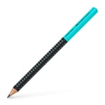 Faber-Castell Graphite Pencil, Jumbo Grip - Two Tone Black/Turquoise