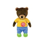 JEMINI- Petit Ours Brun Peluche Musicale +/20 cm, 023799