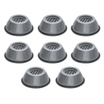 Vibrationsdämpande fötter till tvättmaskin & torktumlare (8-pack)