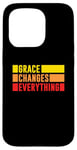 iPhone 15 Pro Grace Changes Everything - Jesus Christian God Faith Stripes Case