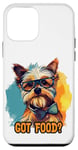 Coque pour iPhone 12 mini Got Food? Yorkshire Terrier portant des lunettes Chien Yorkshire