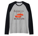 Carnivore Nutrition Beast On Protein Diet Strength --- Raglan Baseball Tee