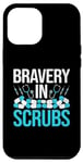 Coque pour iPhone 14 Plus Bravery In Scrubs Infirmière