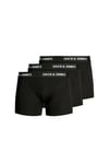 Jack & Jones Men's Printed Cotton Blend Underwear In Black