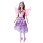 Barbie Doll with Clothes & Accessories, Fantasy Fashion Pack with 8 Accessories Including Mermaid Tail, Fairy Wings, Royal Necklaces, Shoes & More for 10+ Looks, JCP74