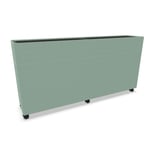 Rumsavdelare Plant Divider - 30 mm ljudabsorbent, Storlek Large, Färg 08 Light Green, Hjul Vita