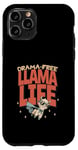 Coque pour iPhone 11 Pro Drama Free Llama Life Present T-shirt humoristique