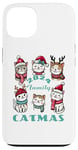 Coque pour iPhone 13 Catmas Famille Chat Kitty Funny Christmas Holiday 2024