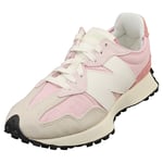 New Balance 327 Womens Fashion Trainers in Pink White - 6 UK