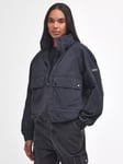 Barbour International Rouse Showerproof Bomber Jacket, Black